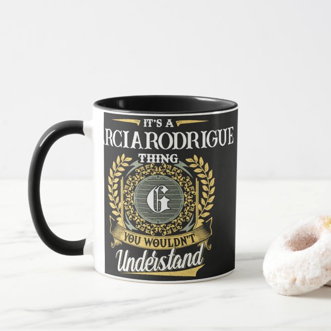 Det är en GARCIARODRIGUE-grej Du Skulle Inte Först Mugg (Med munk)