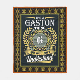 Det är en Gaston Sak du inte kunde förstå Fleecefilt