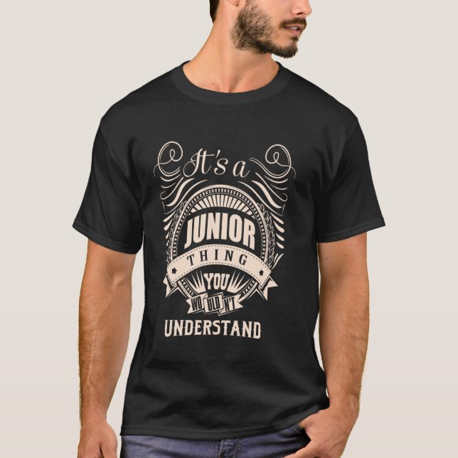 Det är en gåva från JUNIOR sak T Shirt (Framsida)