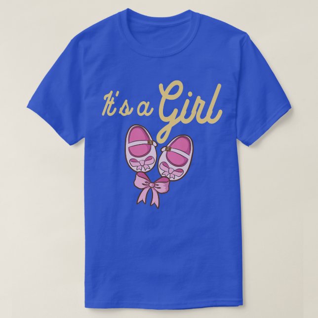 Det är en Gender för att visa babyskor T Shirt (Design framsida)