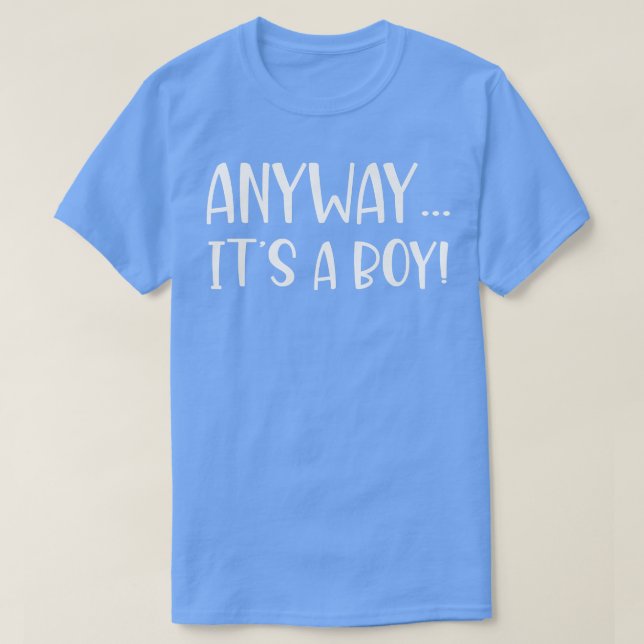 Det är en Gender Reveal T Shirt (Design framsida)