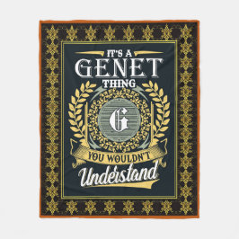 Det är en genet Sak du inte kunde förstå Fleecefilt