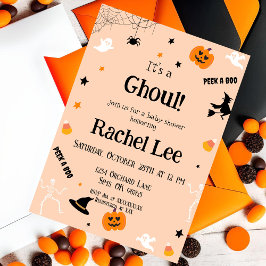 Det är en Ghoul Halloween Baby Shower-inbjudan Inbjudningar