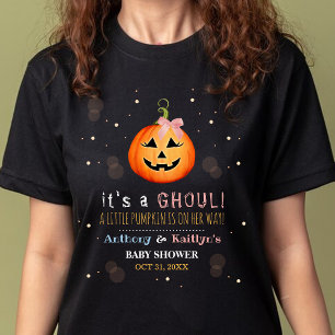 Det är en Ghoul! Little Pumpkin Halloween Baby Sho T Shirt
