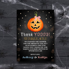 Det är en Ghoul! Little Pumpkin Halloween Baby Sho Tack Kort