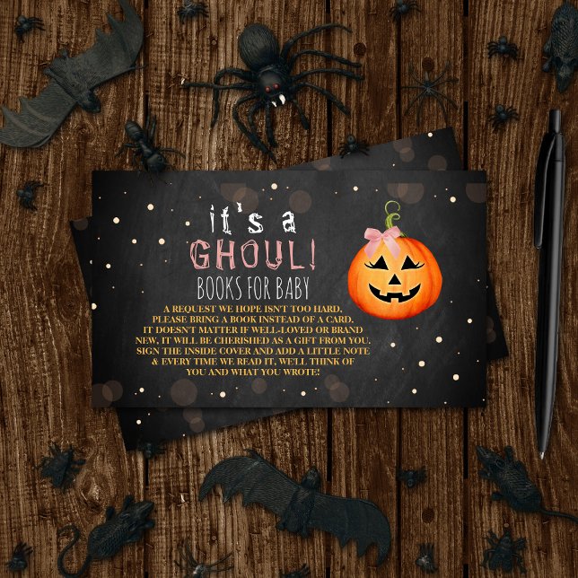 Det är en Ghoul! Little Pumpkin Halloween Baby Sho Tilläggskort (Skapare uppladdad)