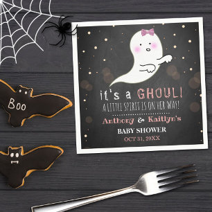 Det är en Ghoul! Little Spirit Halloween Baby Show Pappersservett
