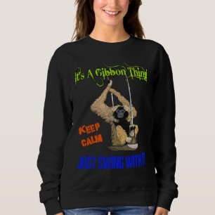 DET är en GIBBONSAK! LUGNA PRECIS GUNGA FÖR T Shirt