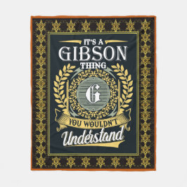 Det är en Gibson Sak du inte kunde förstå Fleecefilt