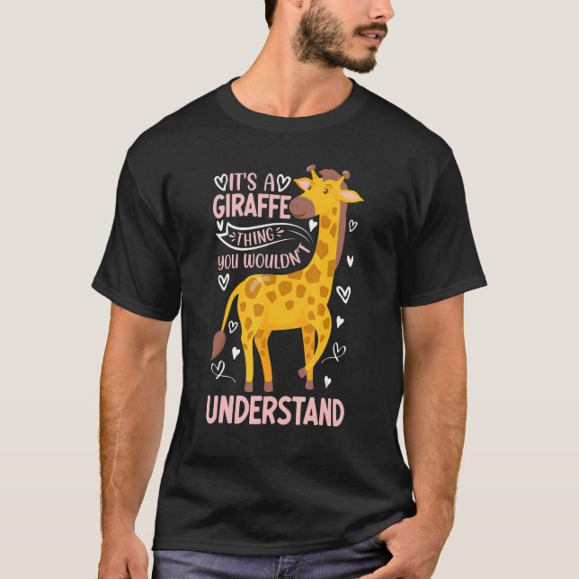Det är en Giraffe Sak du inte skulle förstå. T Shirt (Framsida)