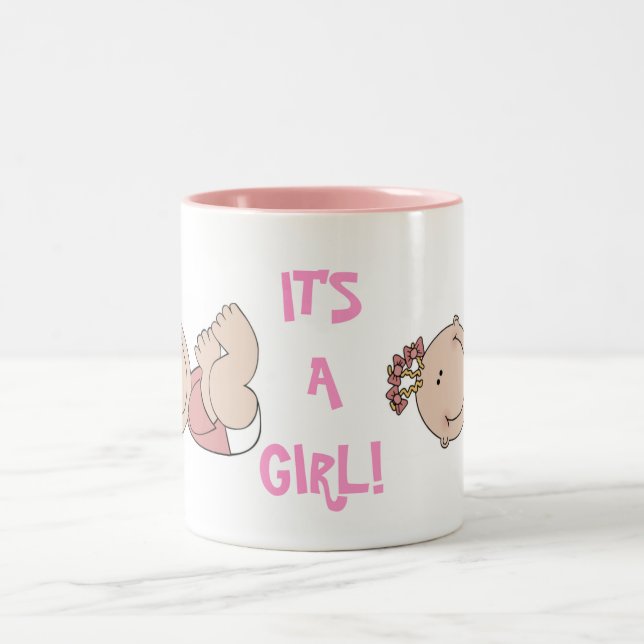Det är en Girl Ceramic Mugg (Center)