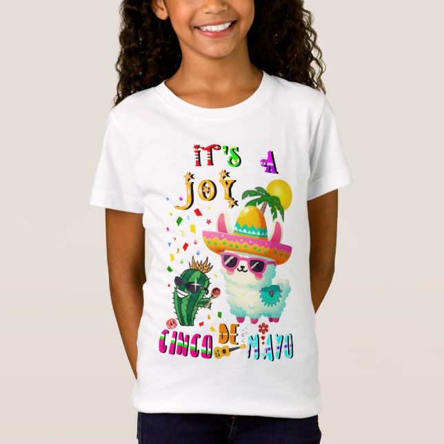 Det Är En Glädje Cinco De Mayo T Shirt (Framsida)