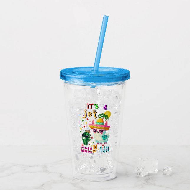 Det Är En Glädje Cinco De Mayo Take Away Mugg (Baksida Ice)