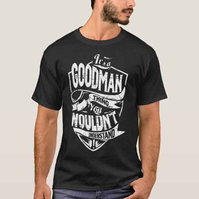 Det är en GOODMAN Sak T Shirt (Framsida)