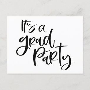 DET ÄR EN GRAD PARTY STUDENT INBJUDAN