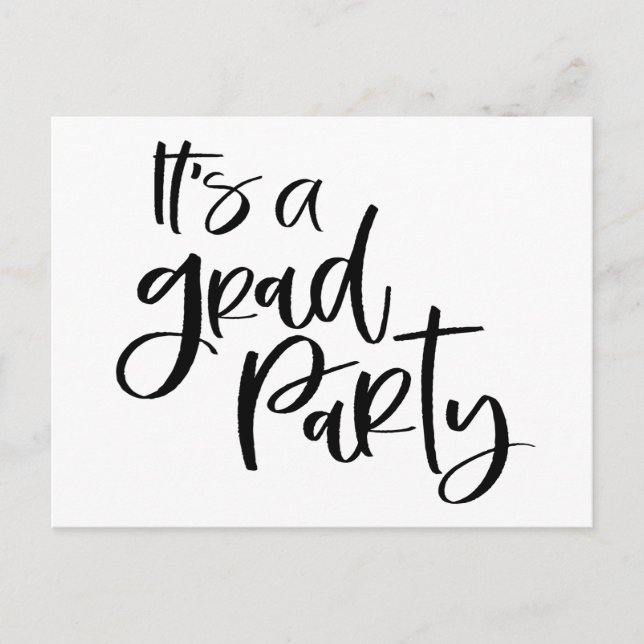 DET ÄR EN GRAD PARTY STUDENT INBJUDAN (Framsida)