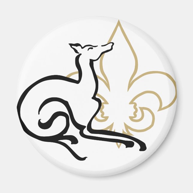 Det är en Grått Area Logotyp - 2 Magnet (Framsidan)