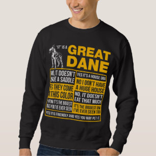 Det är en Great dane-stift Hund älskare Lång Ärmad Tröja