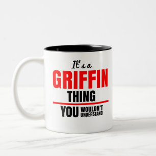 Det är en Griffin sak du inte skulle förstå namn Två-Tonad Mugg