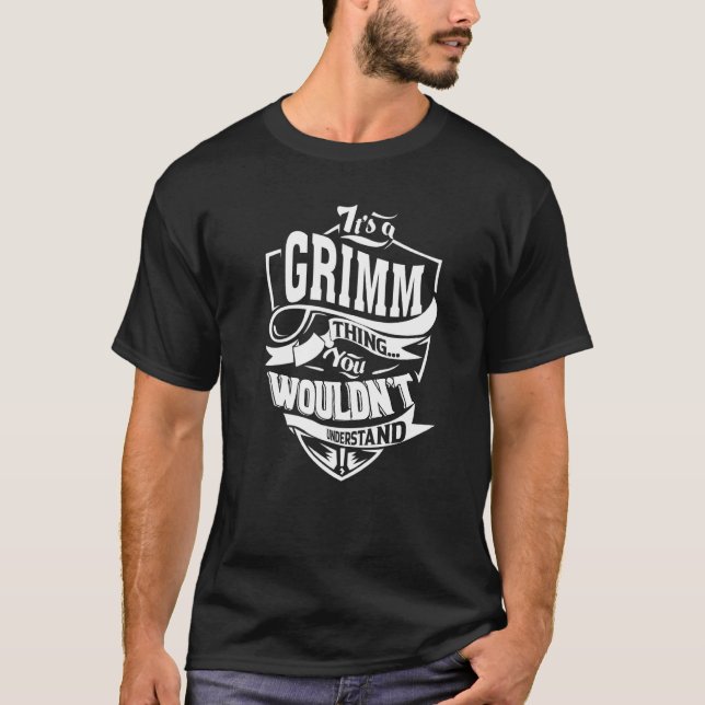 Det är en Grimm Sak T Shirt (Framsida)