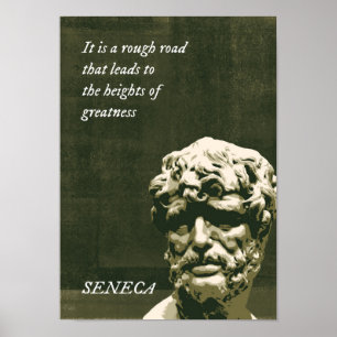 Det är en grov väg som leder till höjder av poster