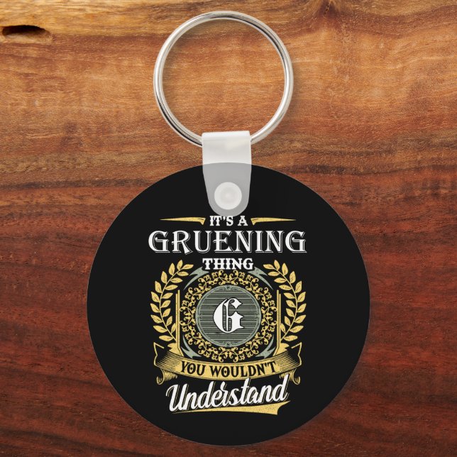 Det är en Gruening-grej Du Förstår Inte Nyckelring (Framsida)