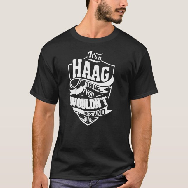 Det är en HAAG Sak T Shirt (Framsida)