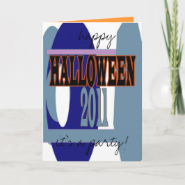 Det Är En Halloweenfest Inbjudan