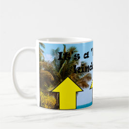 Det är en "halvfylld" dag ! kaffemugg