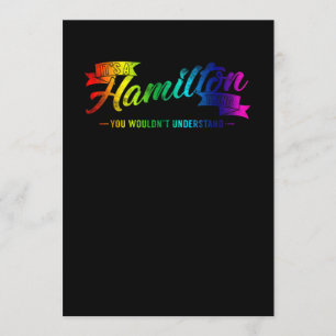 Det är en Hamilton-grej du inte skulle förstå Inbjudningar