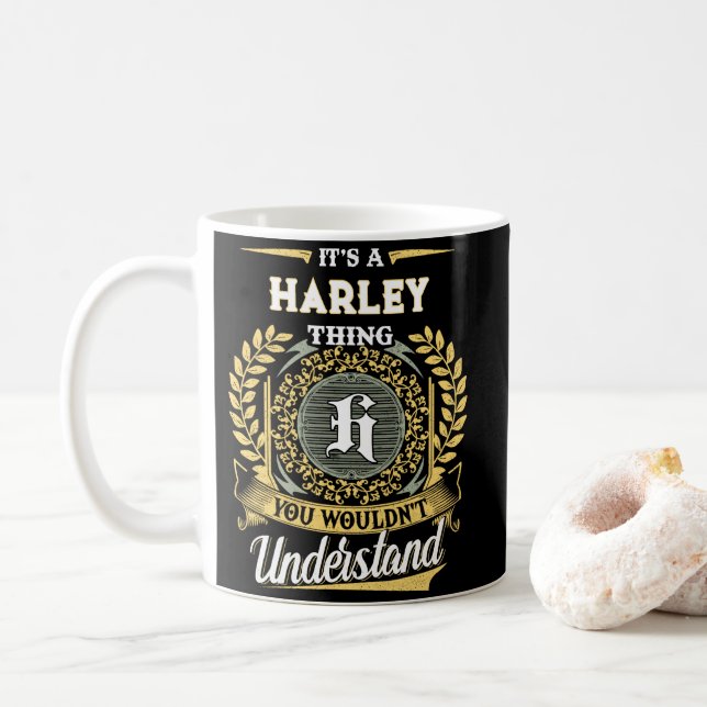 Det är en HARLEY-grej Du Skulle Inte Förstå Kaffemugg (Med munk)