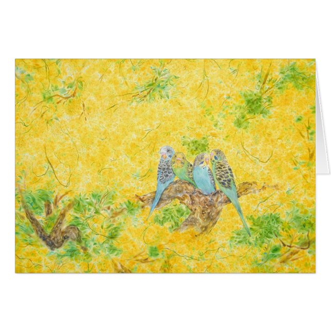 Det är en härlig värld hälsningskort (Framsidan Horizontal)