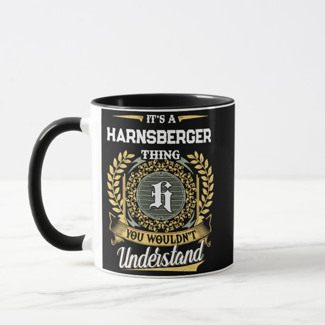 Det är en HARNSBERGER-grej Du Skulle Inte Förstå Mugg (Vänster)