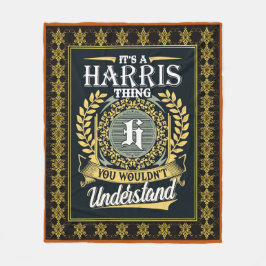 Det är en Harris Sak du inte kunde förstå Fleecefilt