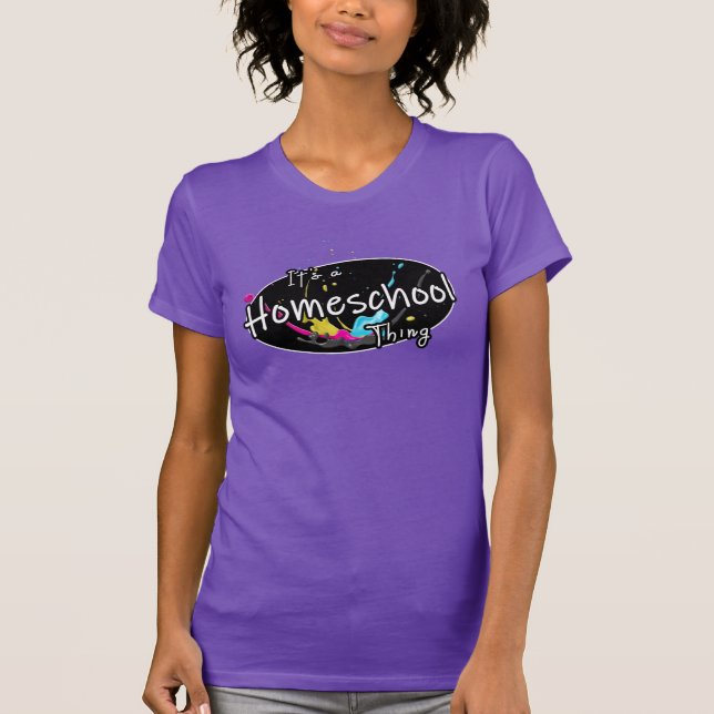 Det är en Hemundervisningsgrej T Shirt (Framsida)