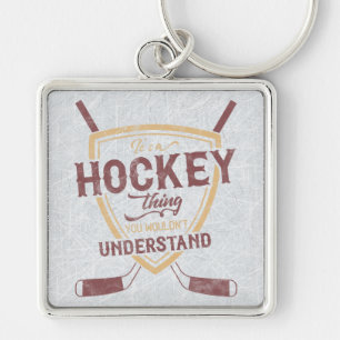 Det är en Hockey Sak Nyckelring