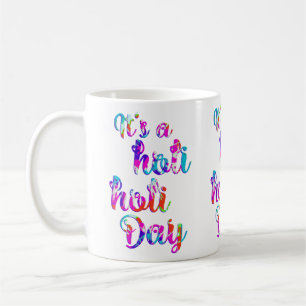DET ÄR EN HOLI HOLI DAY + din backgr. Kaffemugg