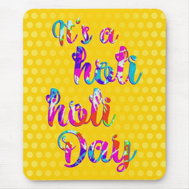 DET ÄR EN HOLI HOLI DAY + din backgr. Musmatta (Framsidan)