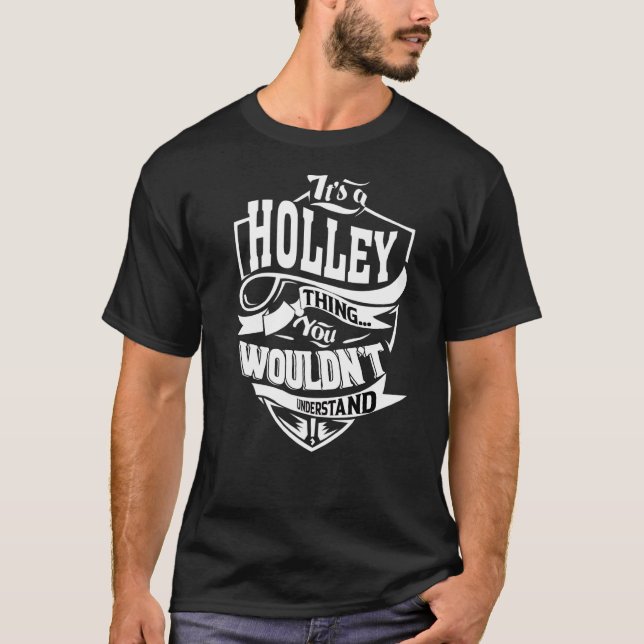 Det är en Holley Sak T Shirt (Framsida)