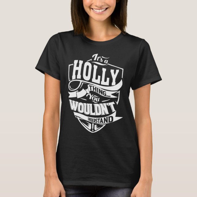 Det är en HOLLY Sak T Shirt (Framsida)