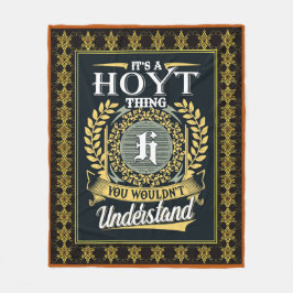 Det är en hoyt Sak du inte kunde förstå Fleecefilt