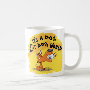 Det är en hund äter hundvärlden kaffemugg