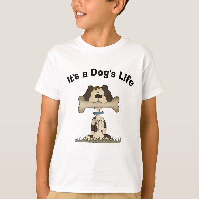 Det är en Hund liv T-shirt (Framsida)