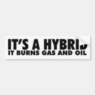 DET ÄR EN HYBRID BILDEKAL
