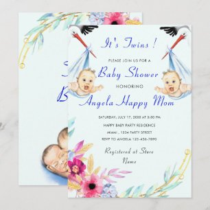 Det är en inbjudan till en 2-årig babystövel.