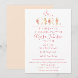 Det är en inbjudan till en liten flicka.