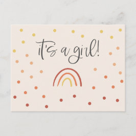 Det är en inbjudan till en Rosa för barn med flick