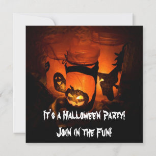 Det är en inbjudan till Halloween fest