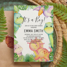 Det är en inbjudan till pojkdoktor för babykläder.