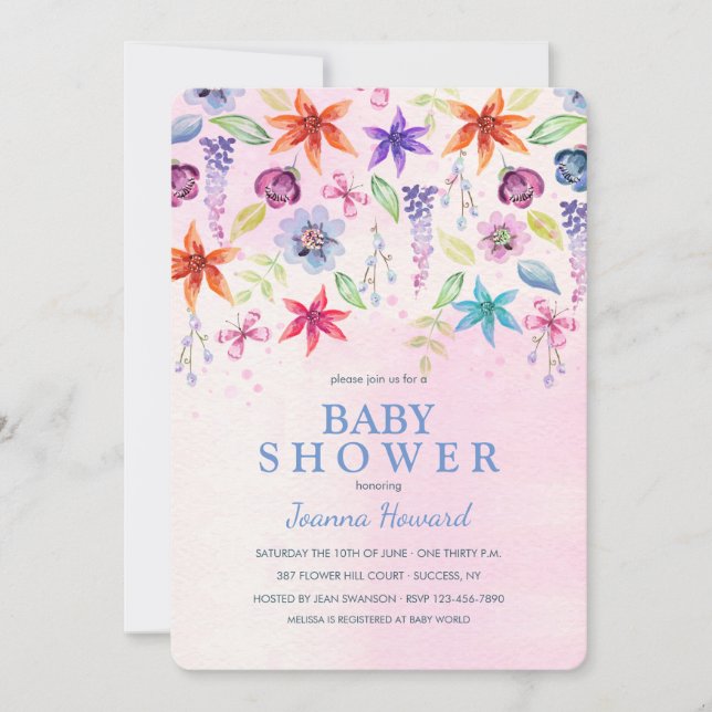 Det är en inbjudan till Rining Flowers (Framsida)